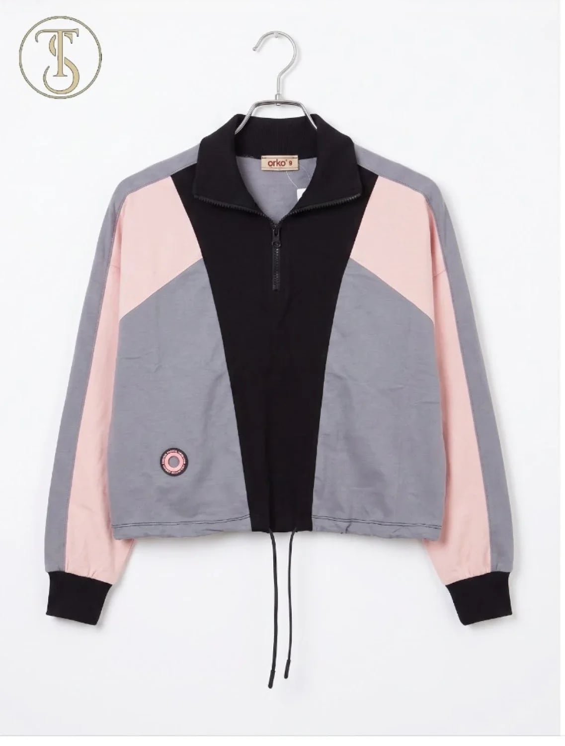 Girls' Color-Block Half-Zip Sweatshirt - Has Bereket - by Peralane