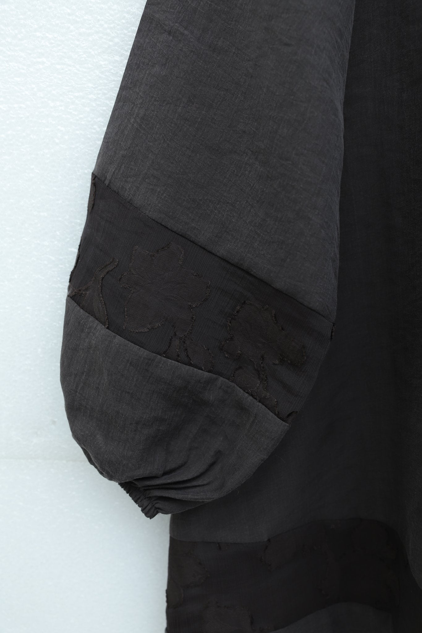 Tie-Front Lace-Trimmed Modal Tunic in Dark Coffee - Podyumplus - by Peralane - photo 6