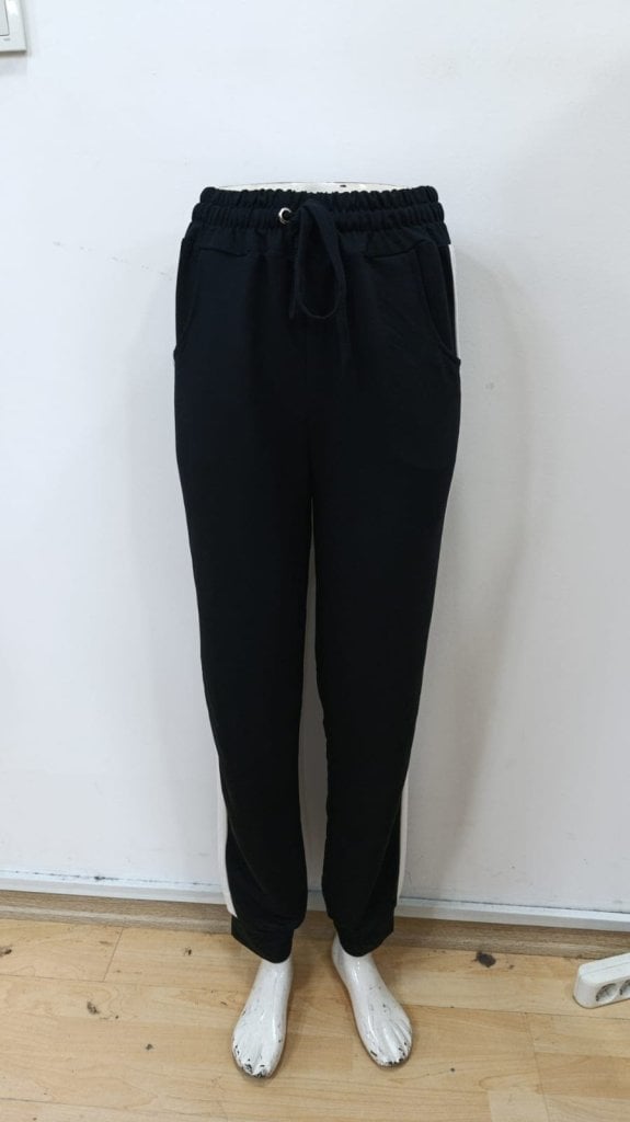 Women's High-Waist Drawstring Side-Stripe Track Pants - Janes - by Peralane - photo 5