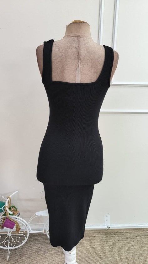 Women's Sleeveless Square Neck Midi Slip Dress - Janes - by Peralane - photo 9