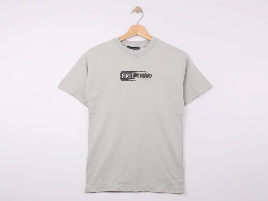 First Printed Boys T-Shirt - Light Green - First Kids - by Peralane