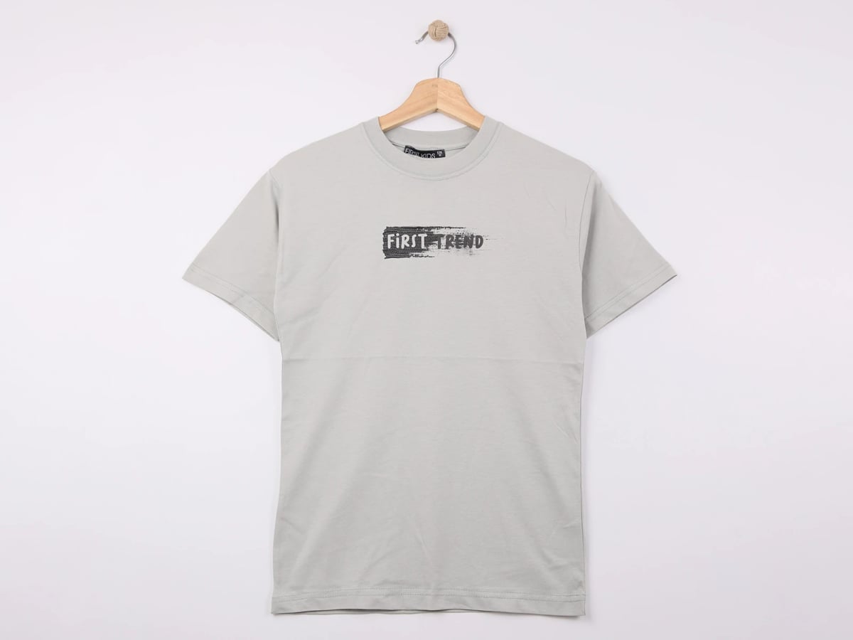 First Printed Boys T-Shirt - Light Green - First Kids - by Peralane