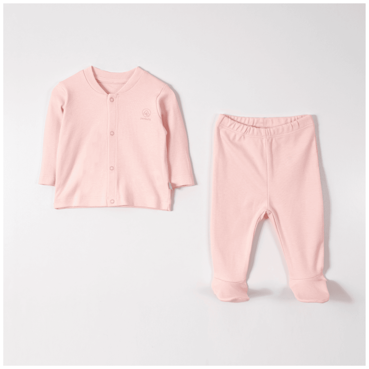 Baby 2-Piece Top and Pants Set 0-6M Pink - Pambuliq - by Peralane