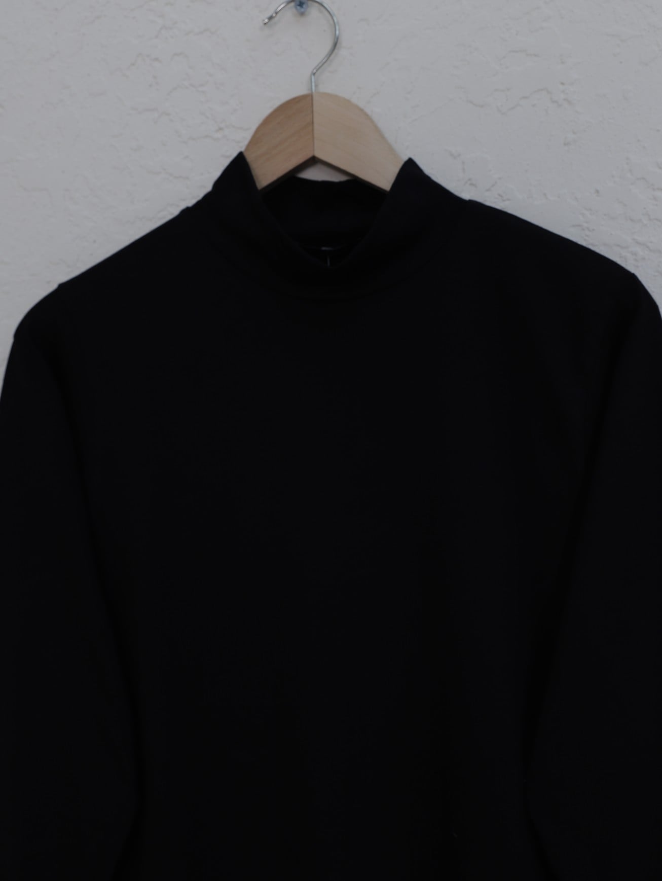 Half Turtleneck Long-Sleeve Blouse - Black - Podyumplus - by Peralane - photo 4