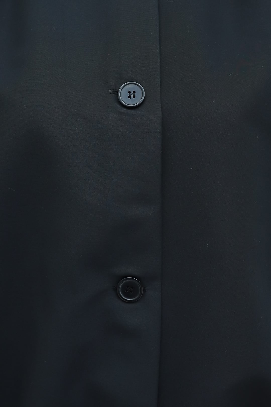 Black Balloon Sleeve Double Pocket Lined Buttoned Trench Coat - Podyumplus - by Peralane - photo 5