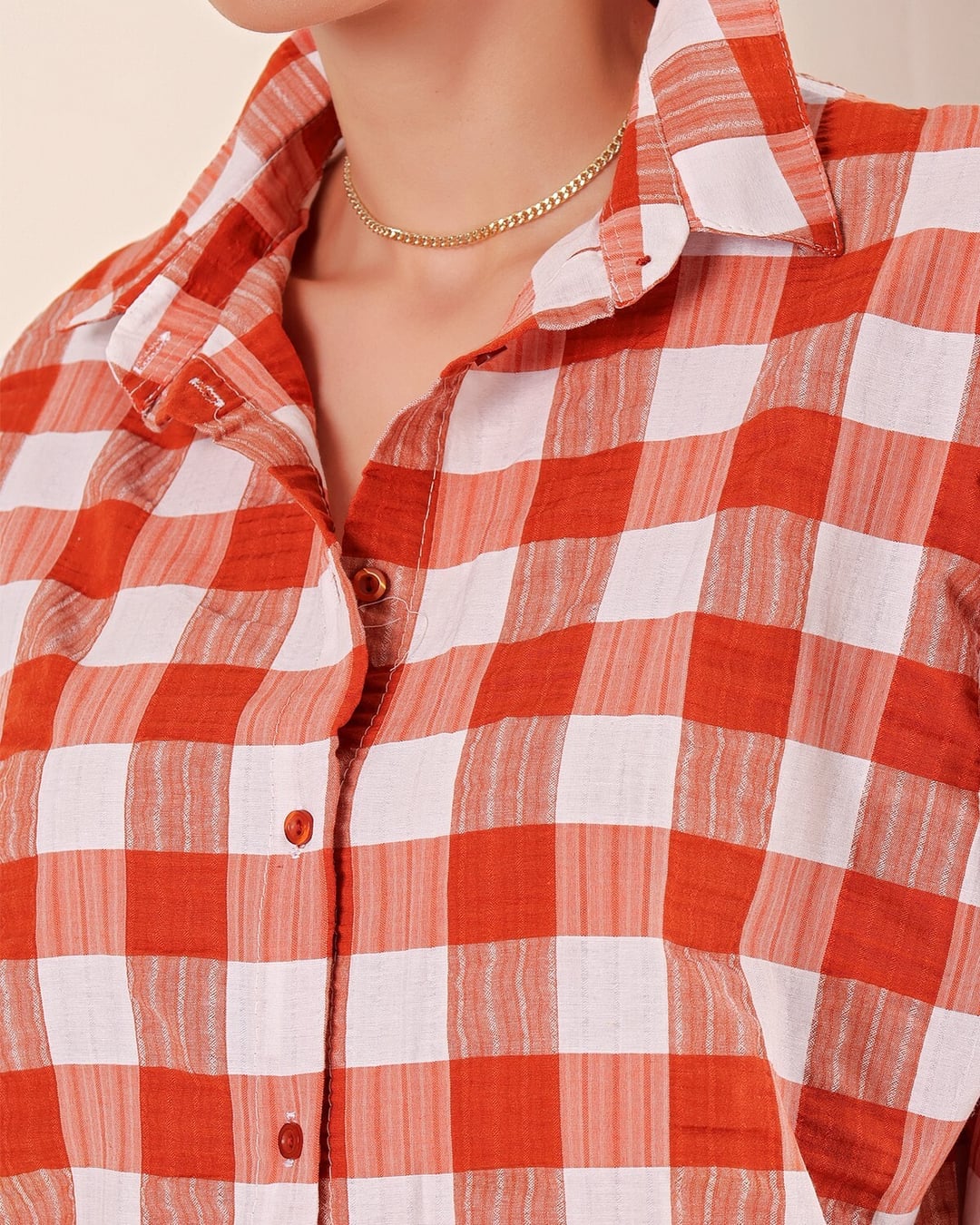 Oversize Long Basic Shirt with Trousers - Taba - Bigdart - by Peralane - photo 3