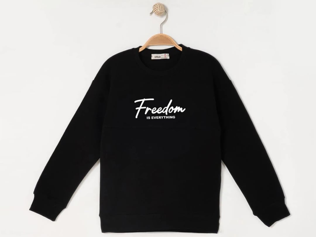 Freedom Printed Boys' Sweatshirt - Ruhat Kids - by Peralane