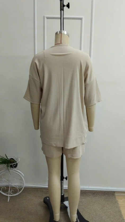 Women's Beige Kimono Jacket and Shorts Co-ord Set - Janes - by Peralane - photo 6