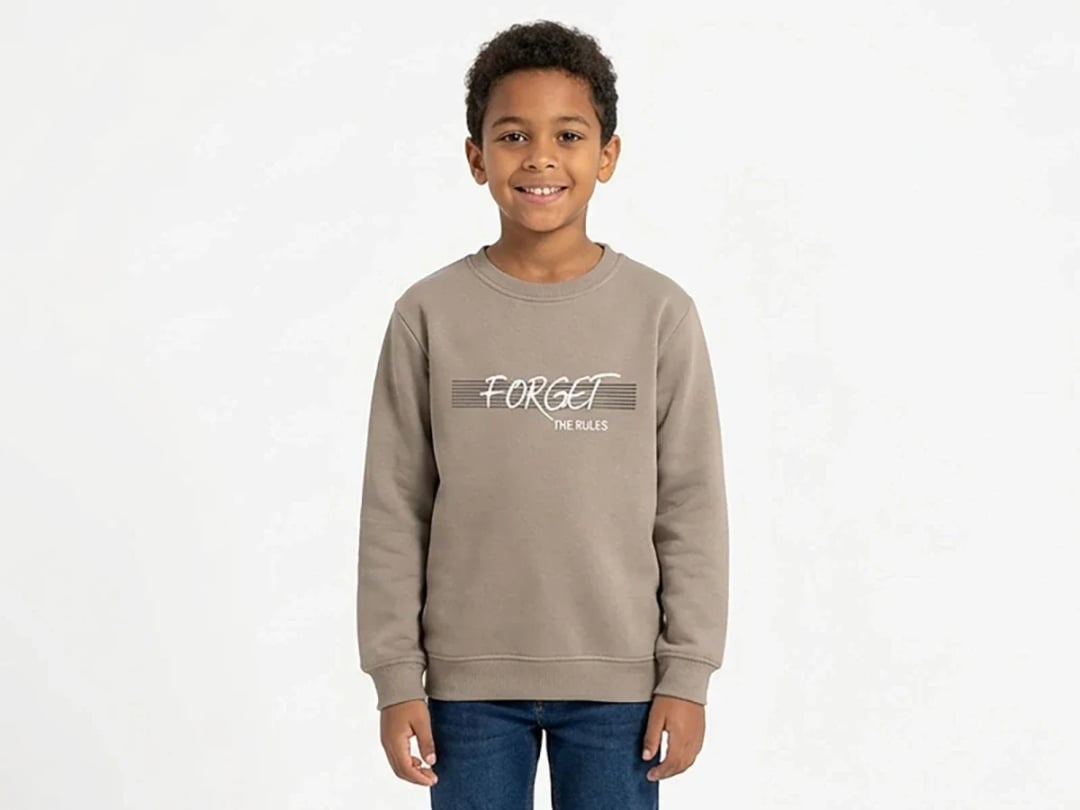 Forget Print Fleece Boys Sweatshirt - Tanem Kids - by Peralane