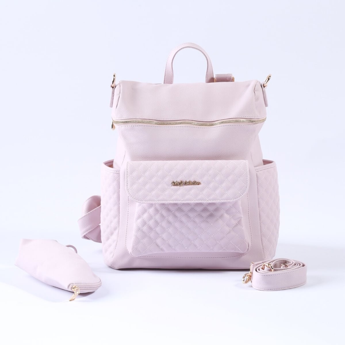 Baby Care Backpack Set 0-12M - Pink - My Collection - by Peralane