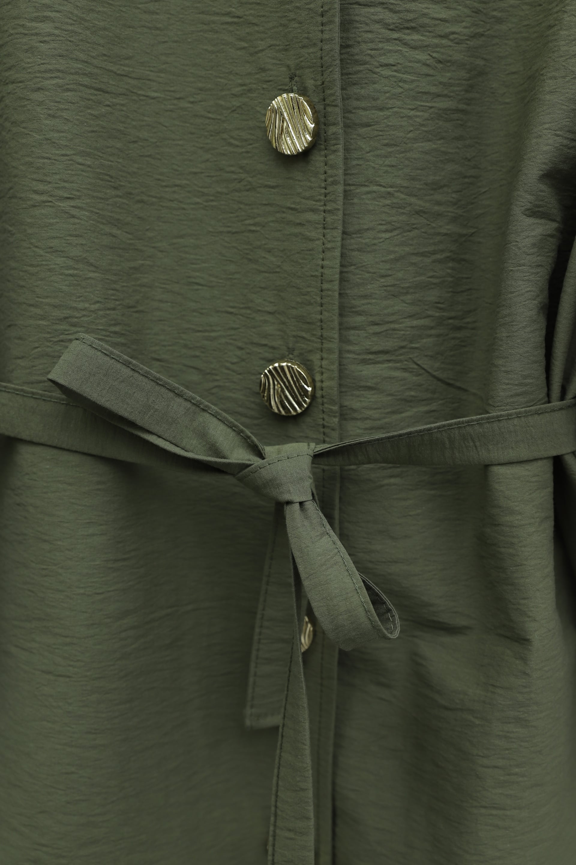 Lena Two-Piece Set with Long Sleeves and Trousers in Olive Green - Podyumplus - by Peralane - photo 7