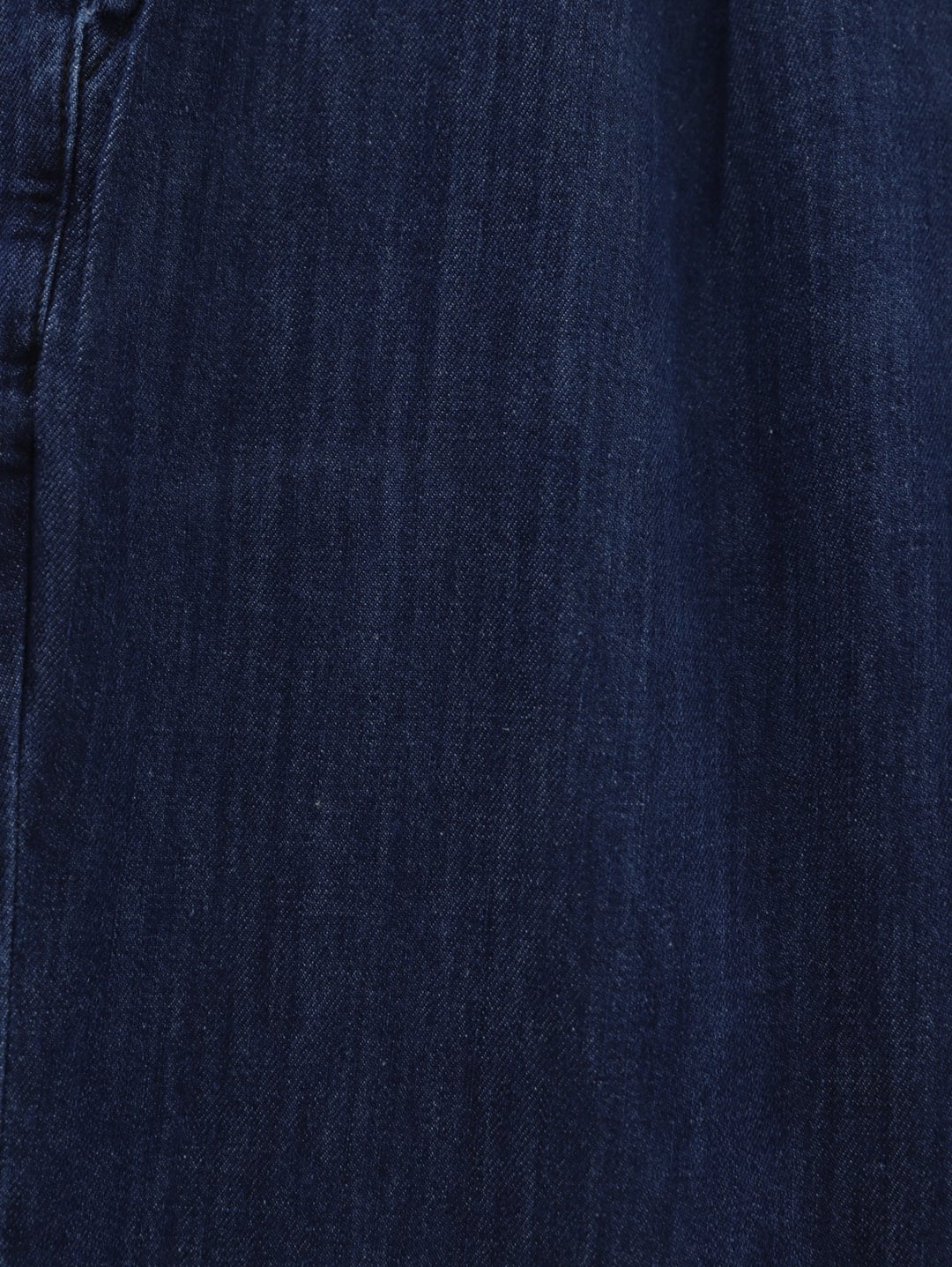 Double Pocket Elasticated Waist Pleated Wide Leg Denim Trousers - Indigo - Podyumplus - by Peralane - photo 9