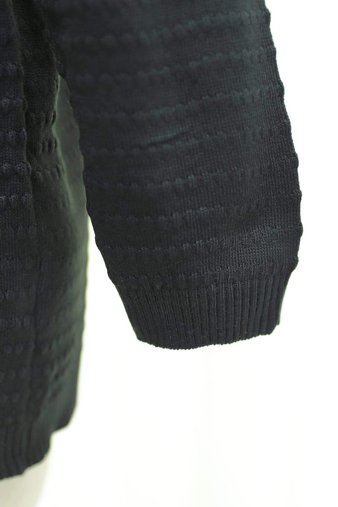 Pom-Pom Detail Fine Knit Cardigan - Black - Podyumplus - by Peralane - photo 7
