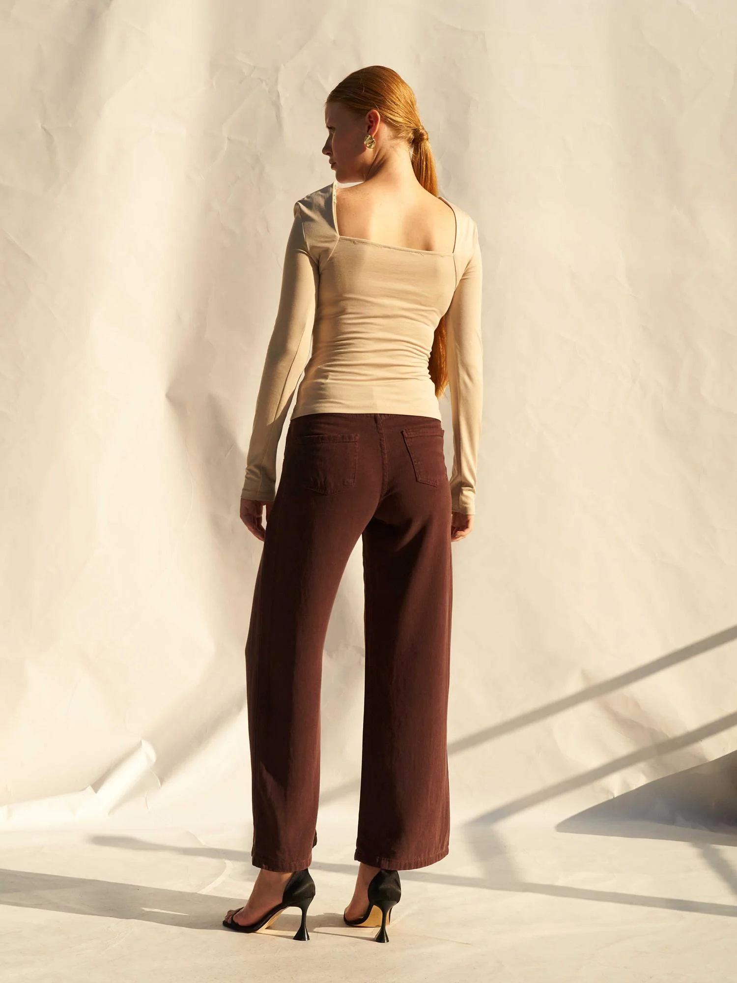 Ruched Sweetheart Neckline Jersey Blouse - Lefon - by Peralane - photo 7