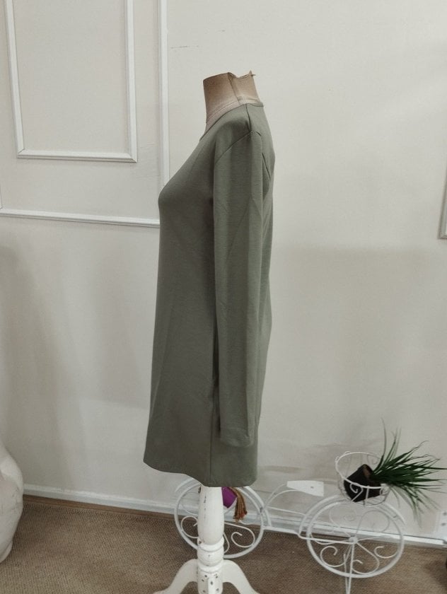 Women's Long Sleeve Round Neck Short Modal Dress - Janes - by Peralane - photo 5