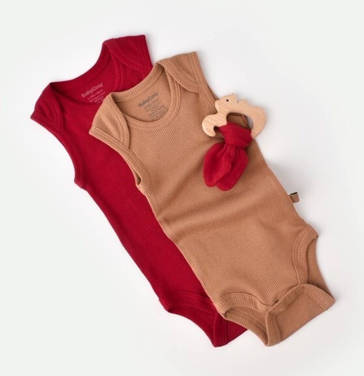 Baby Girls' Ribbed Sleeveless Bodysuit Set (Pack of 6) - Babycosy - by Peralane