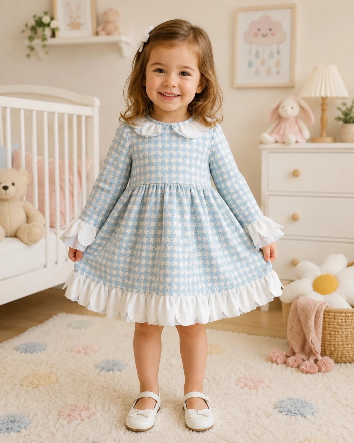 Girls' Dress - 1100 - Has Bereket - by Peralane