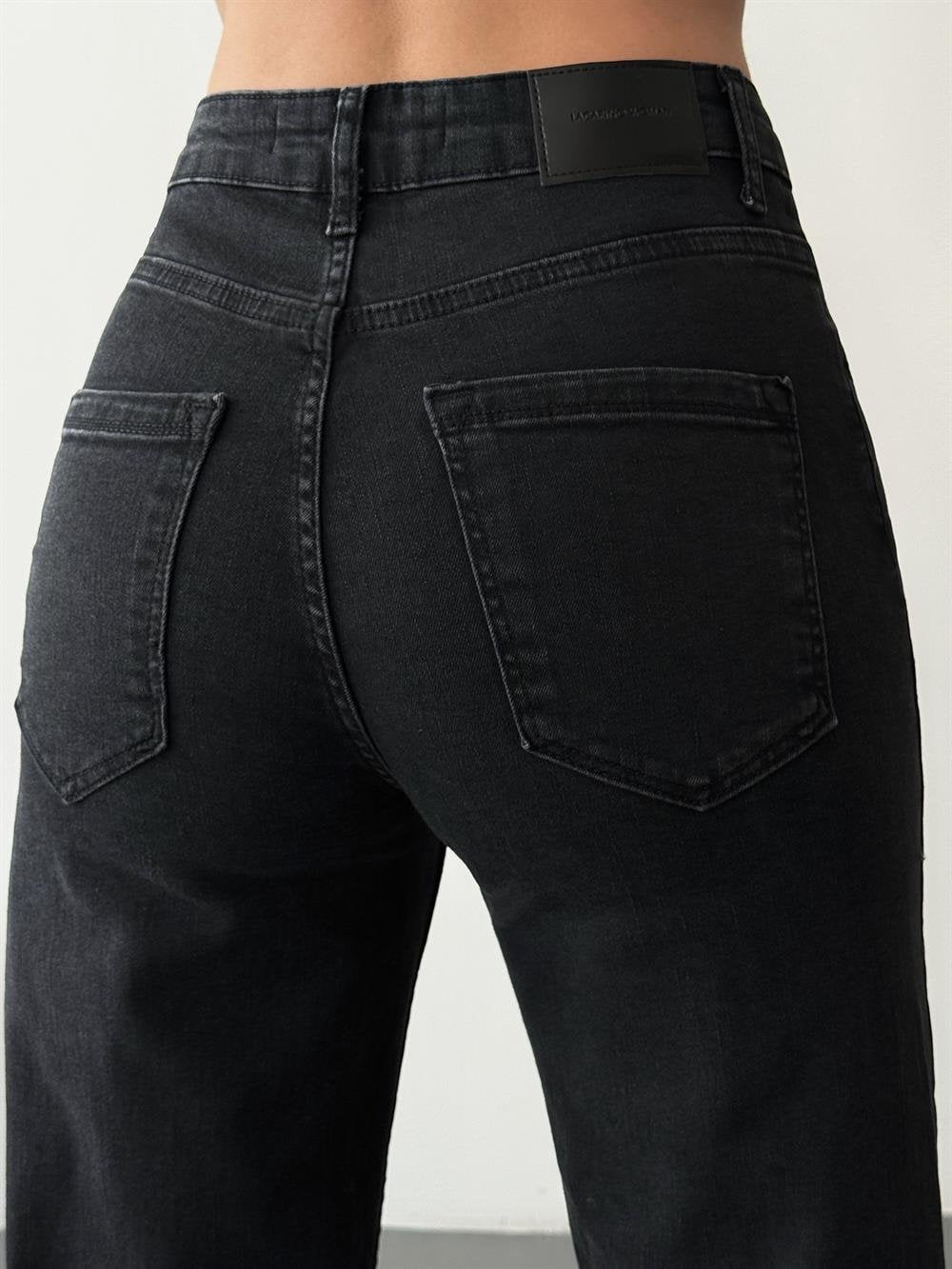 High Waist Wide Leg Smoke Jean Pant - Lacarino Jeans - by Peralane - photo 5