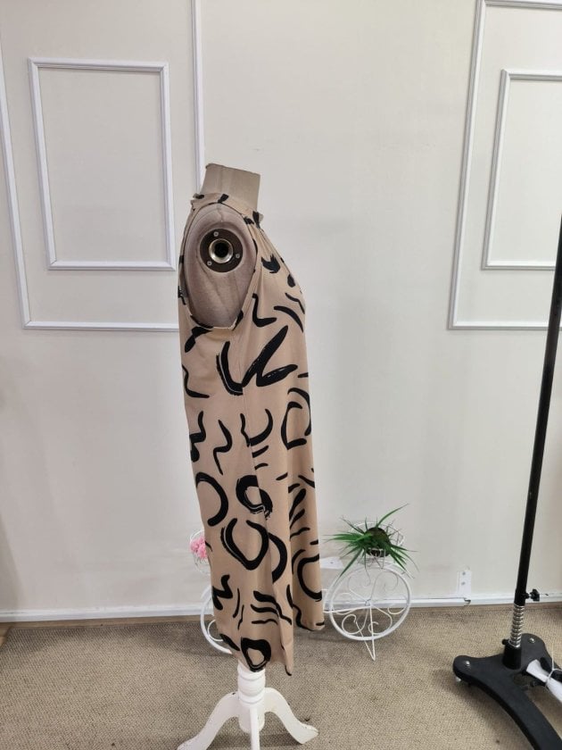 Women's Sleeveless Halter Neck Print Short Suprem Dress - Janes - by Peralane - photo 6