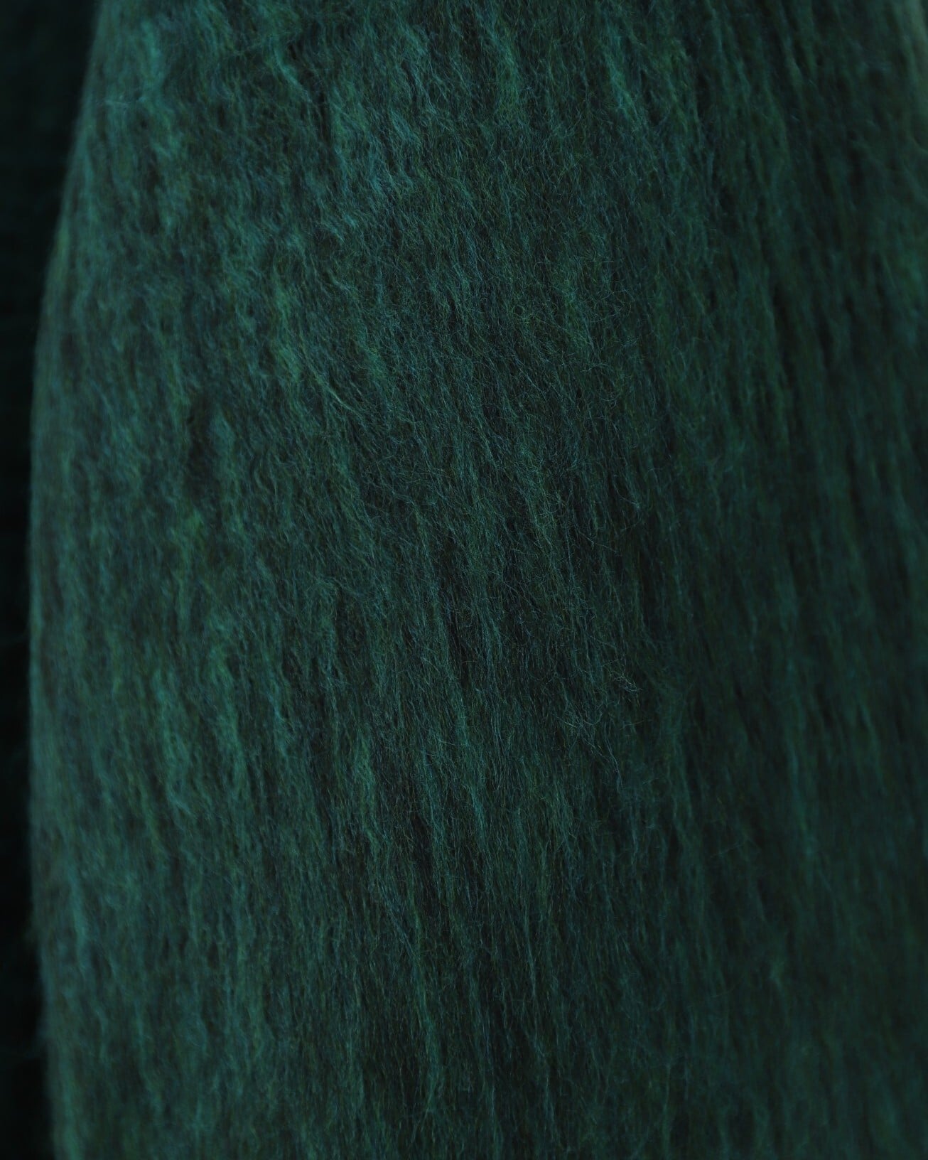 Dark Green Wrap Cardigan with White Shirt - Podyumplus - by Peralane - photo 4