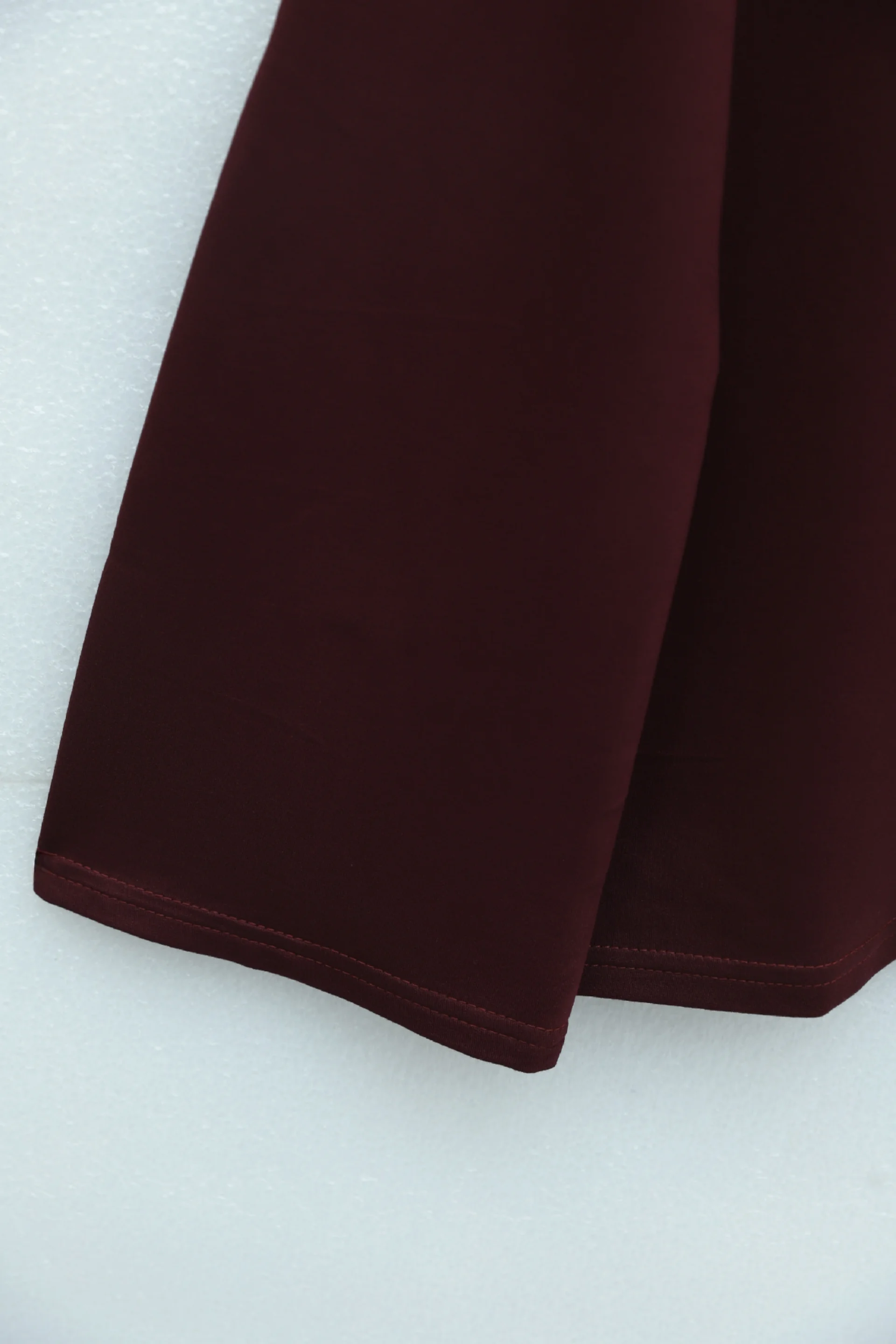 Burgundy Crew Neck Sweatshirt with Floral Embroidery - Podyumplus - by Peralane - photo 6