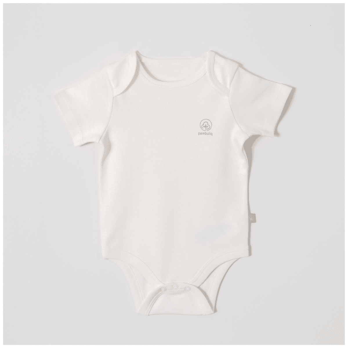 Baby Bodysuit Pack of 4 – Ecru with Green Embroidery (0-9M) - Pambuliq - by Peralane