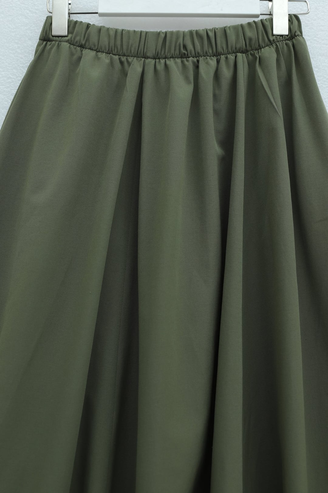 Elasticated Lined Poplin Balloon Skirt - Olive Green - Podyumplus - by Peralane - photo 4