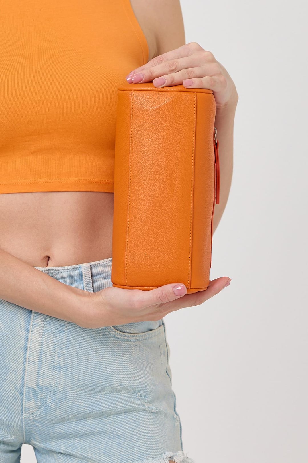 Lorena Orange Multi-Compartment Women's Handbag 2003 - Aron Atelier - by Peralane - photo 7