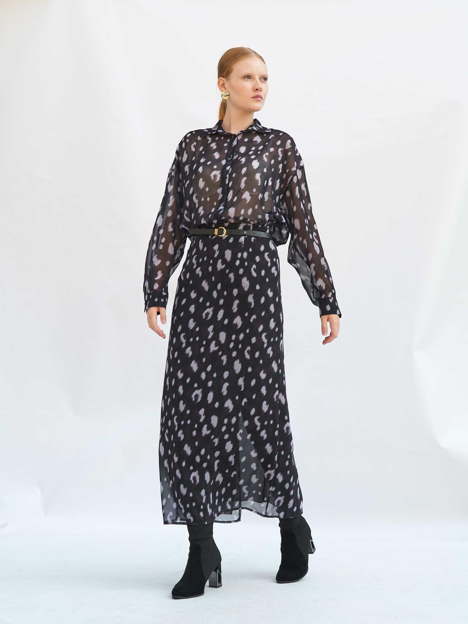 Polka Dot Maxi Skirt - Lefon - by Peralane - photo 5