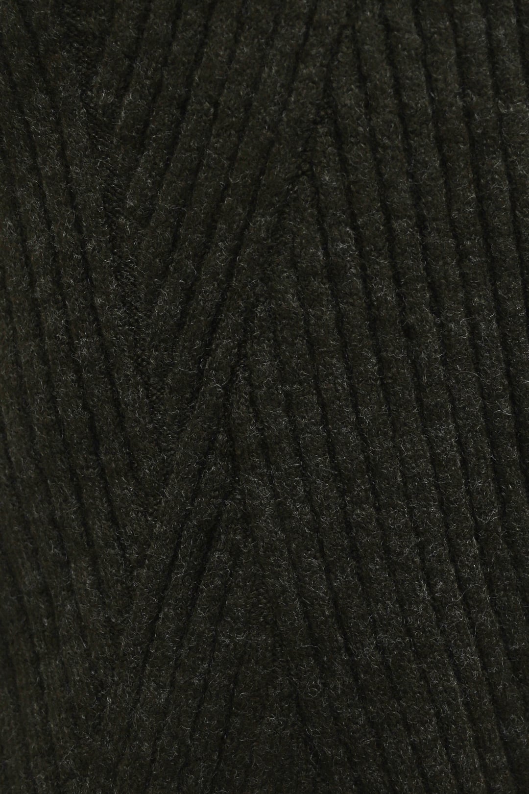Brown Ribbed Knit Tunic with Diamond Pattern - Podyumplus - by Peralane - photo 6