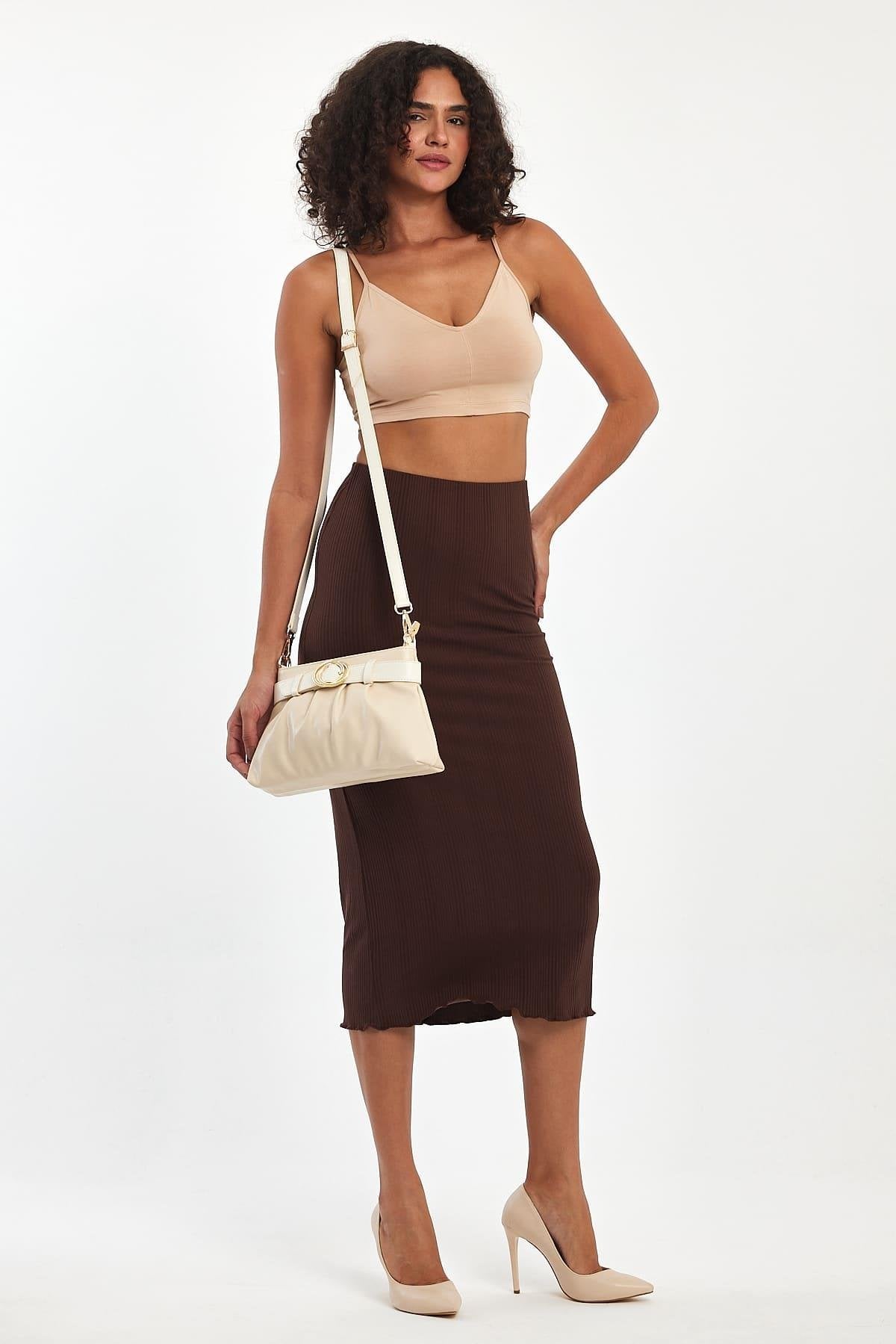Belle Beige Women's Shoulder Bag 6231 - Aron Atelier - by Peralane - photo 3