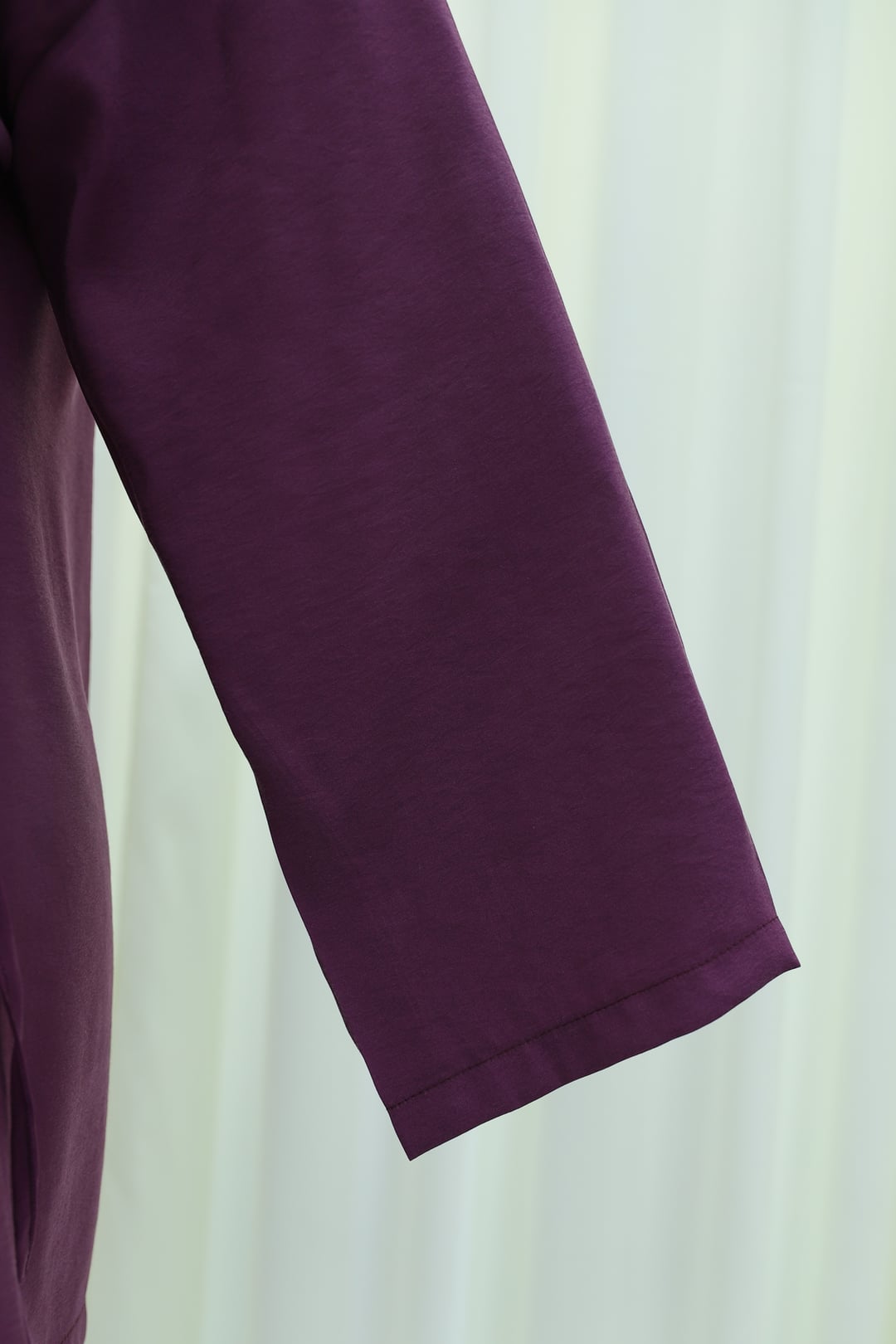 Side Cross Tie Buckle Modal Tunic - Deep Plum - Podyumplus - by Peralane - photo 8