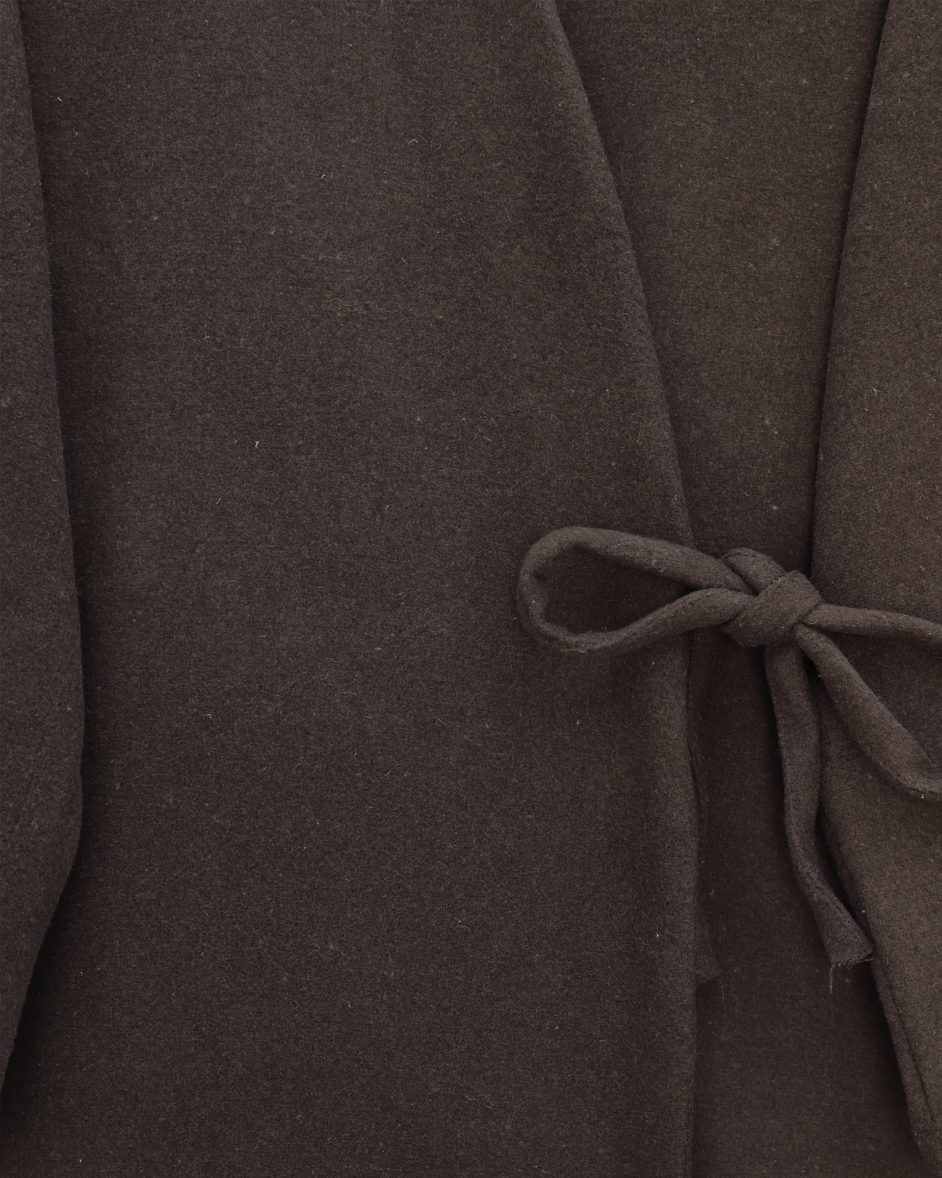 Cross-Tie Cashmere Blend Kimono Cardigan - Brown - Podyumplus - by Peralane - photo 5