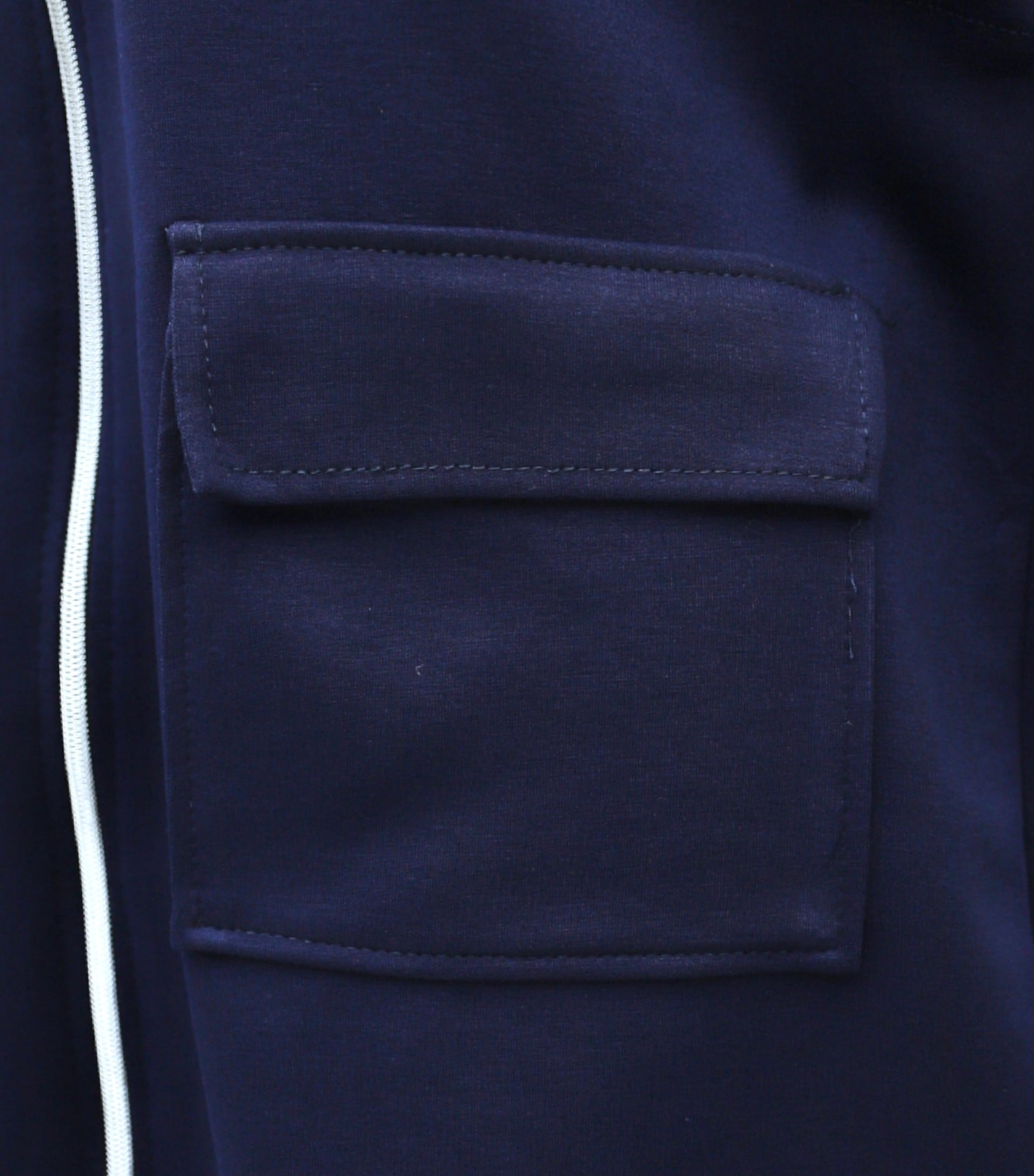 Women's Two-Piece Set: Sleeveless Zip-Up Vest and Wide-Leg Trousers in Navy Blue - Podyumplus - by Peralane - photo 5