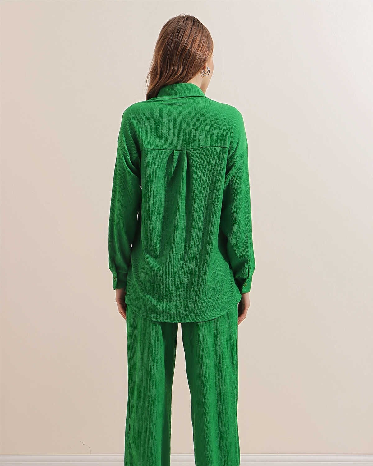 Knitted Two-Piece Set - Green - Bigdart - by Peralane - photo 5