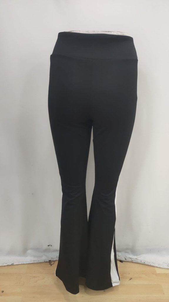 Women's High Waist Flared Leggings with Side Stripe Detail - Janes - by Peralane - photo 7