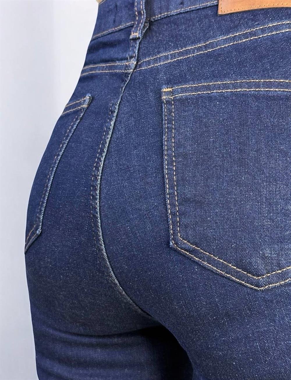 High Waist Flared Rinse Denim Trousers - Lacarino Jeans - by Peralane - photo 5