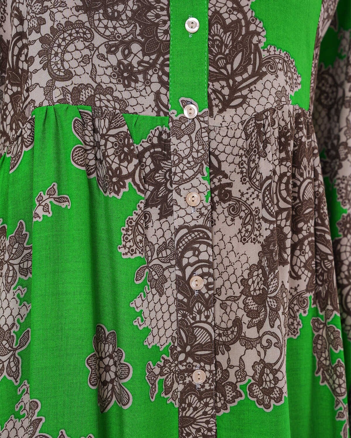 Women's Long Floral Print Modest Dress with Long Sleeves - Bigdart - by Peralane - photo 5
