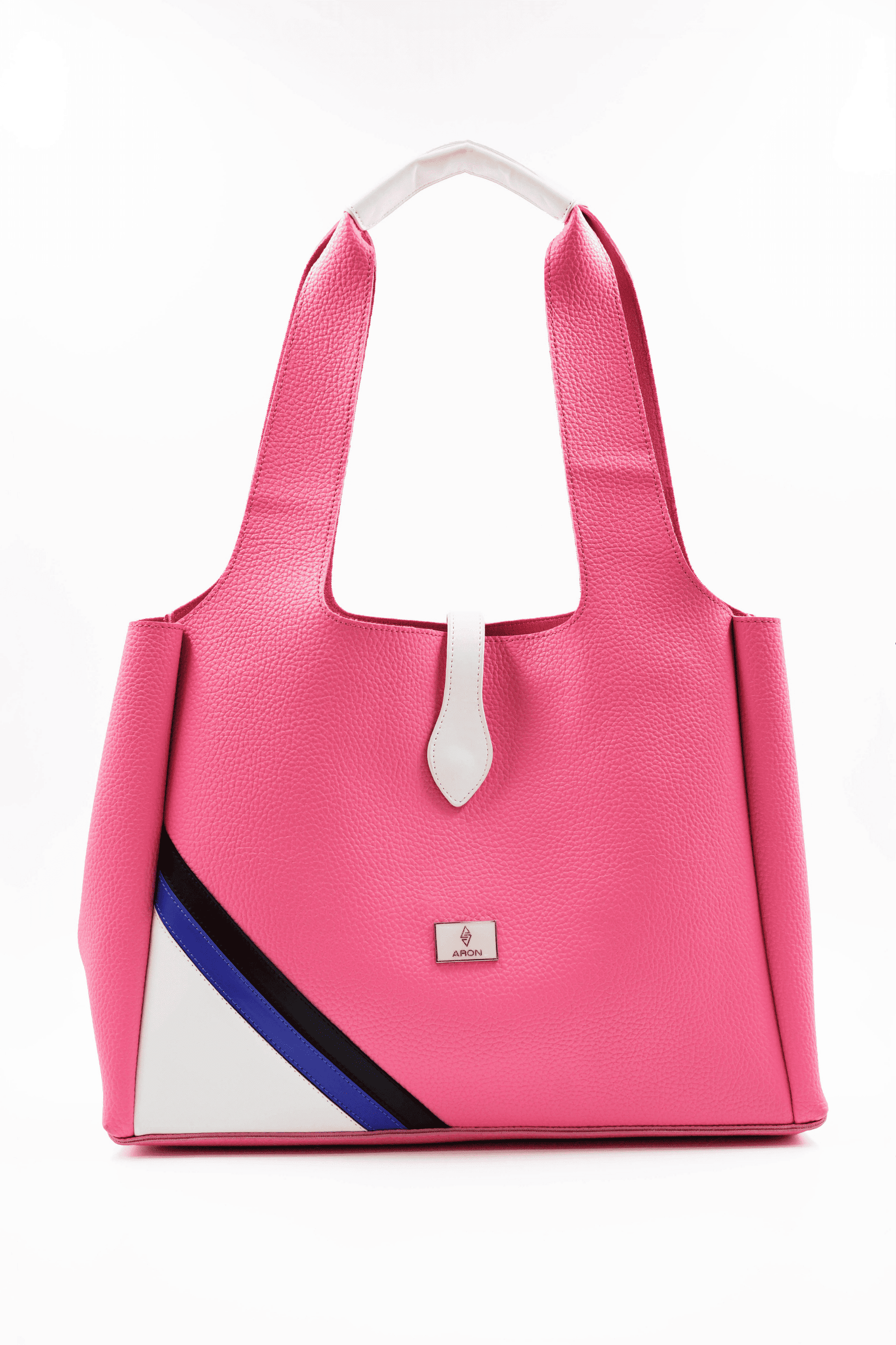 Svetlana Fuchsia Faux Leather Women's Shoulder Bag - Aron Atelier - by Peralane
