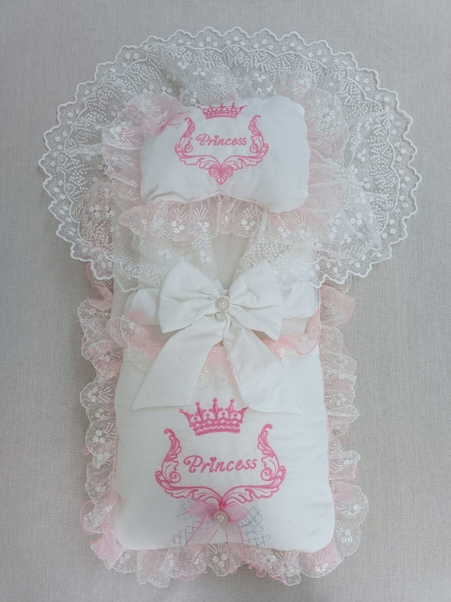 Baby Nest with Pillow Set 0-9M Pink - Tomuycuk - by Peralane
