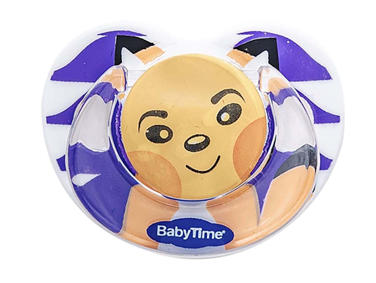 Patterned Silicone Pacifier 0-6 Months - Baby Time - by Peralane