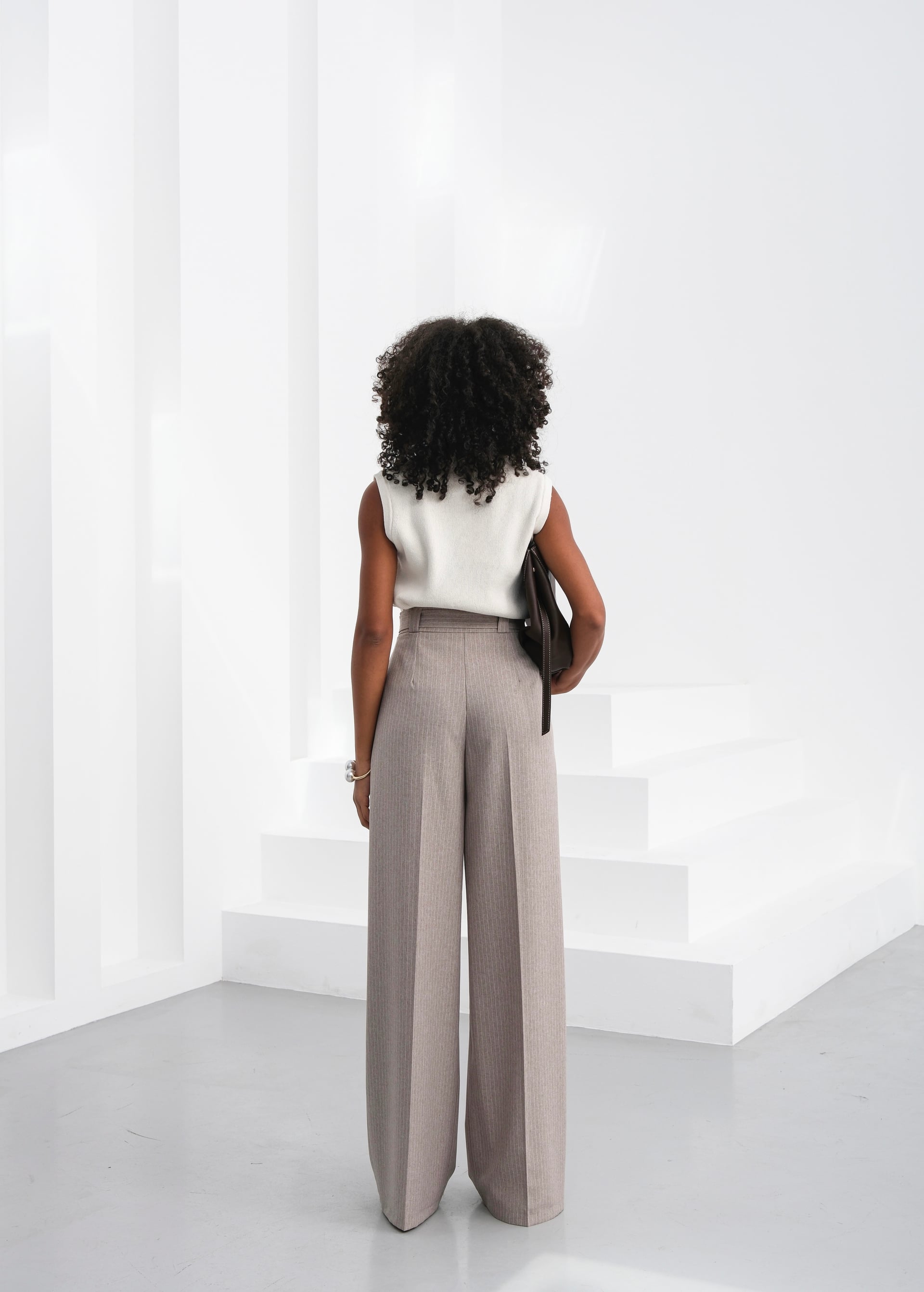 Sante Striped Belted Palazzo Trousers - Ouz Fashion - by Peralane - photo 3