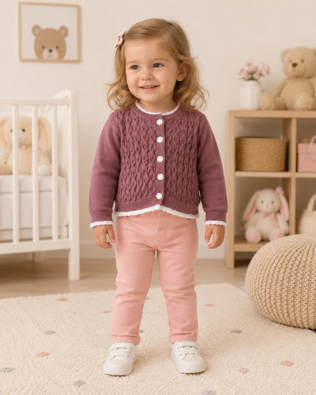 Knitted 2-Piece Set for Kids - 1114 - Has Bereket - by Peralane