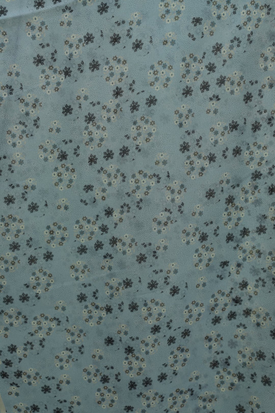 Voile Scarf with Floral Print - Ice Blue - Podyumplus - by Peralane - photo 3
