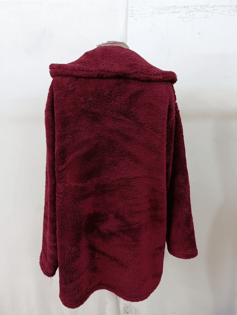 Women's Long Sleeve Collared Button-Front Welsoft Coat - Janes - by Peralane - photo 5
