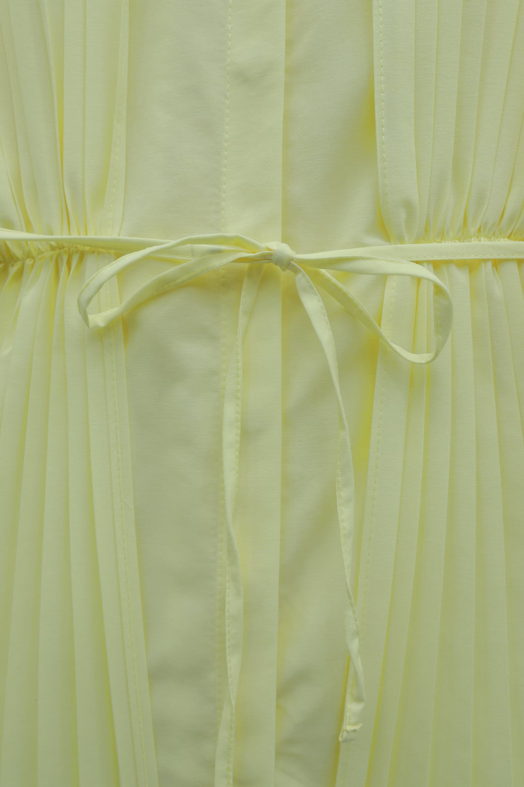 Pleated Front and Back Hidden Button Poplin Tunic Shirt - Yellow - Podyumplus - by Peralane - photo 6