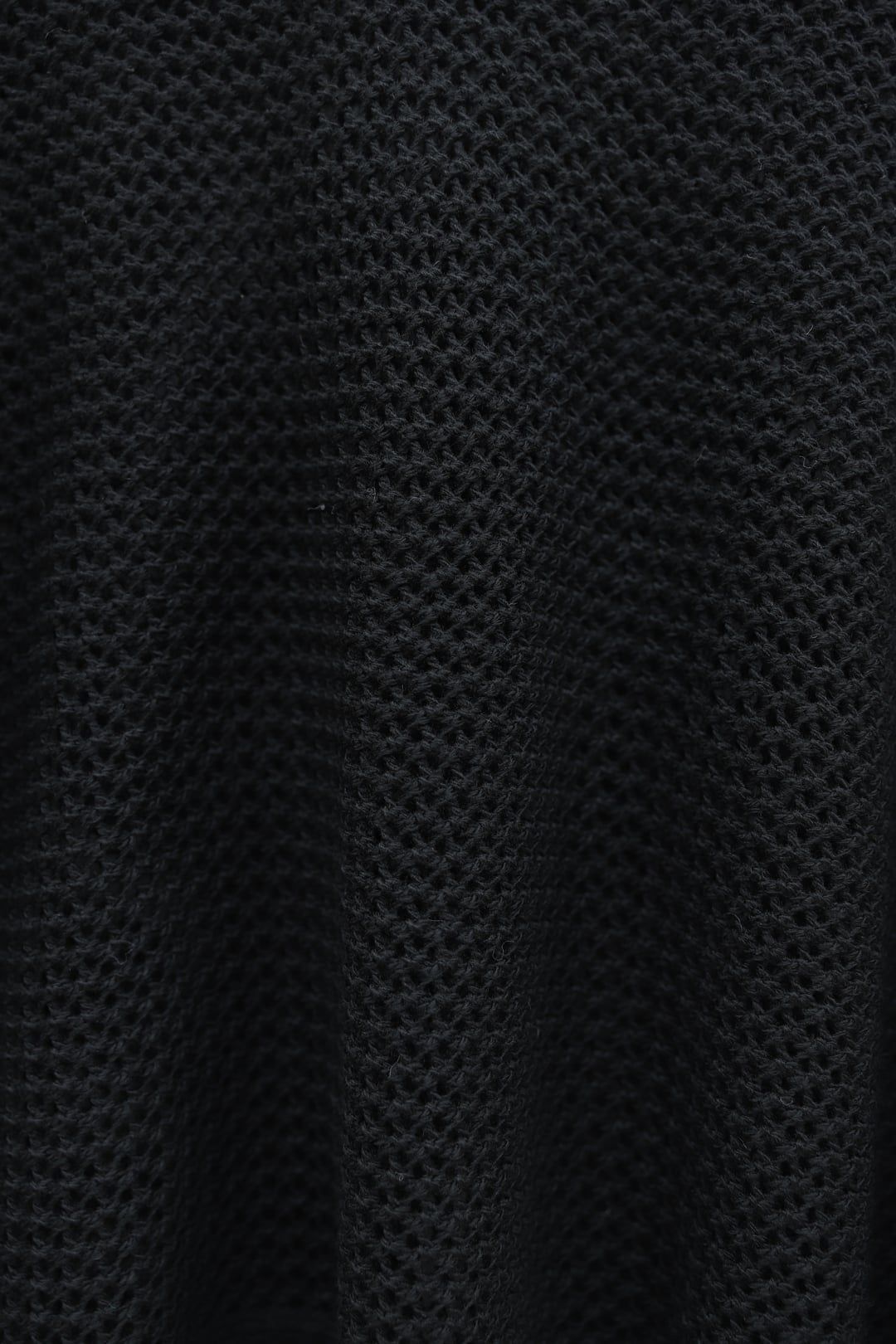 Batwing Sleeve Open-Knit Sweater - Black - Podyumplus - by Peralane - photo 4