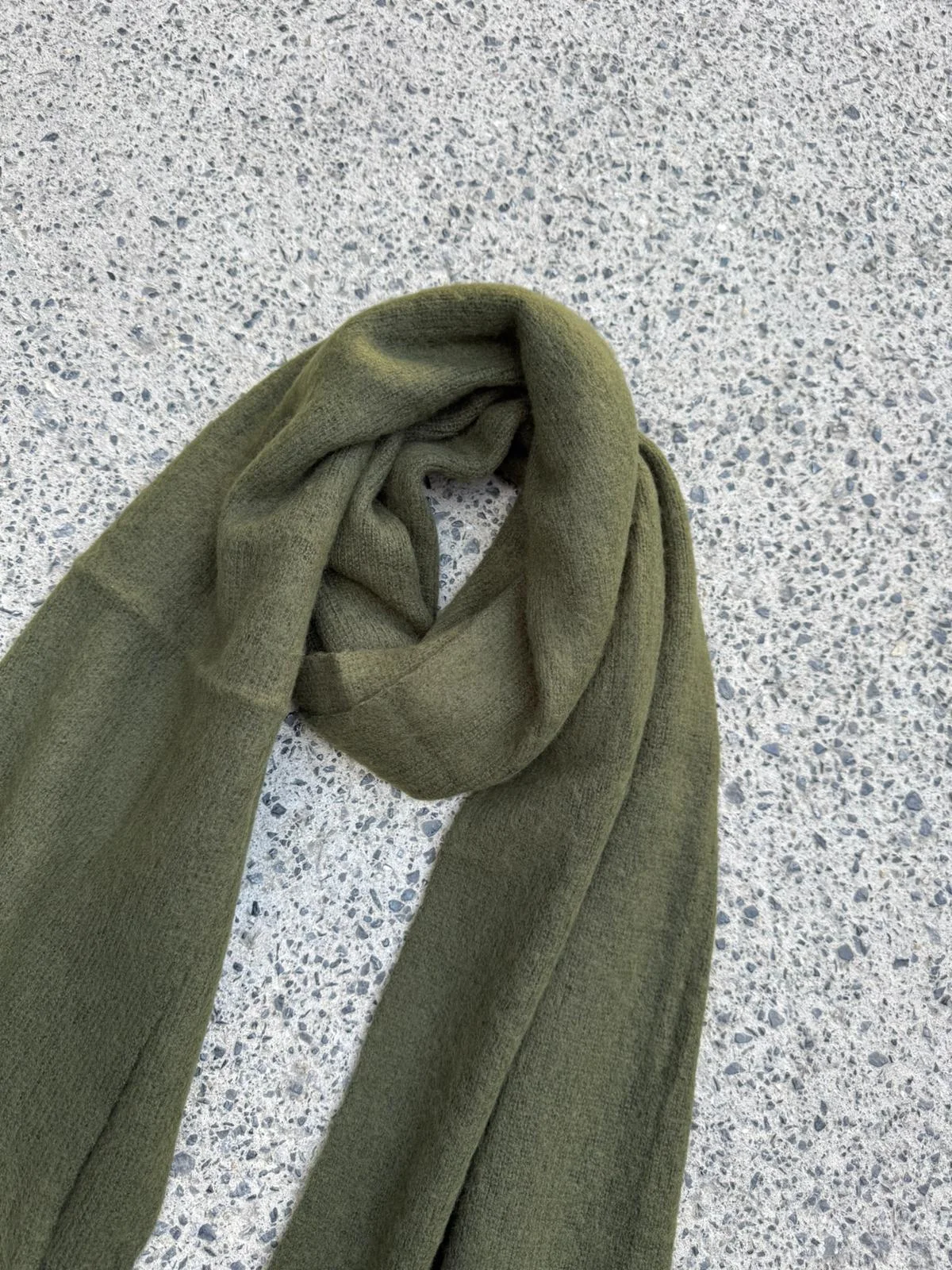 Green Knit Scarf 43x220 cm - Nesvay - by Peralane - photo 2