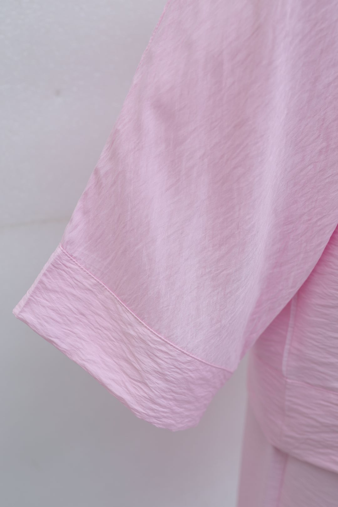 Pink Stone-Button Wide-Leg Tunic and Trousers Two-Piece Set - Podyumplus - by Peralane - photo 7