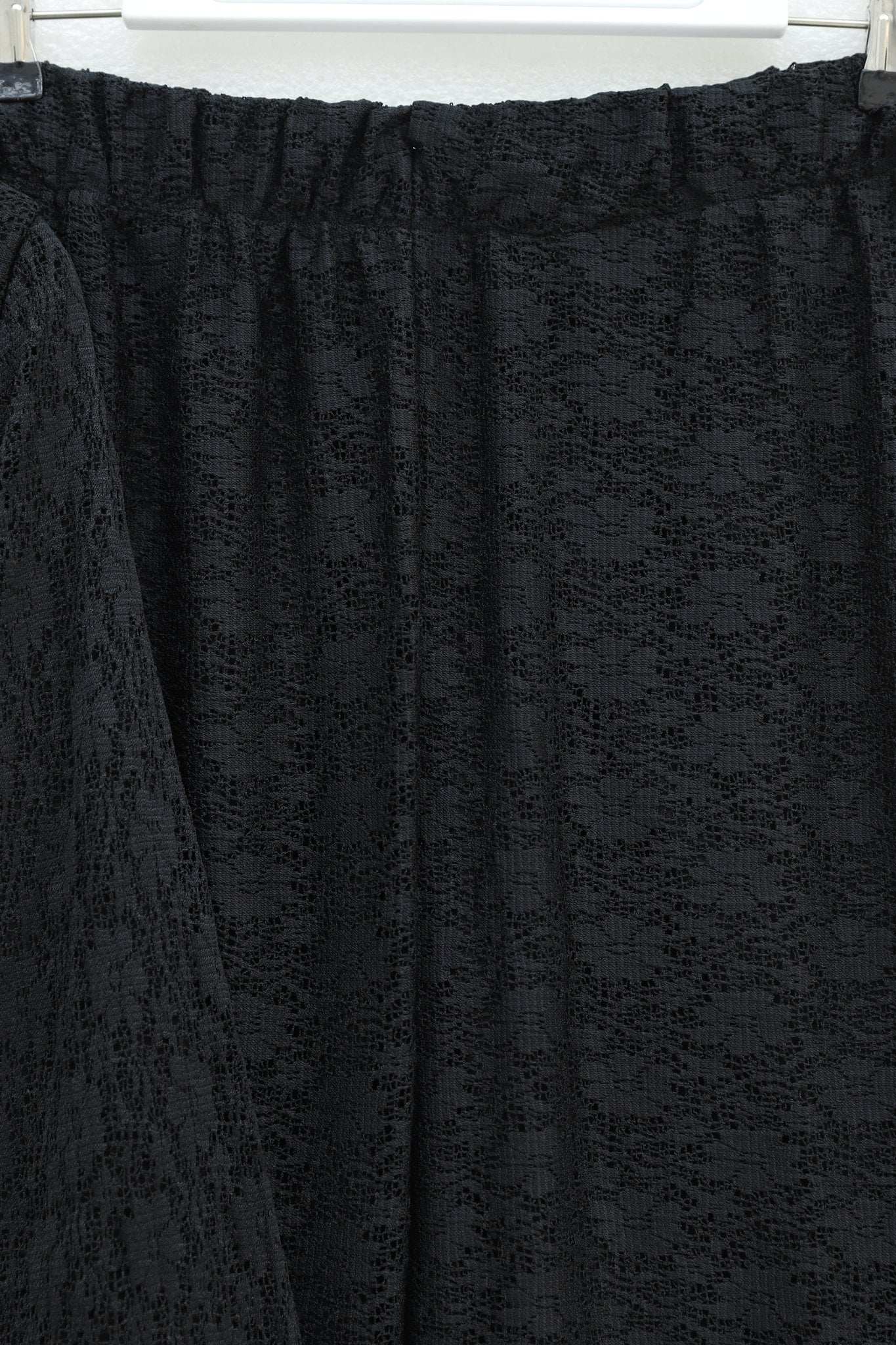 Round Neck Belted Lace Detail Lined Trouser Set - Black - Podyumplus - by Peralane - photo 7